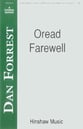 Oread Farewell SSAATTBB choral sheet music cover
